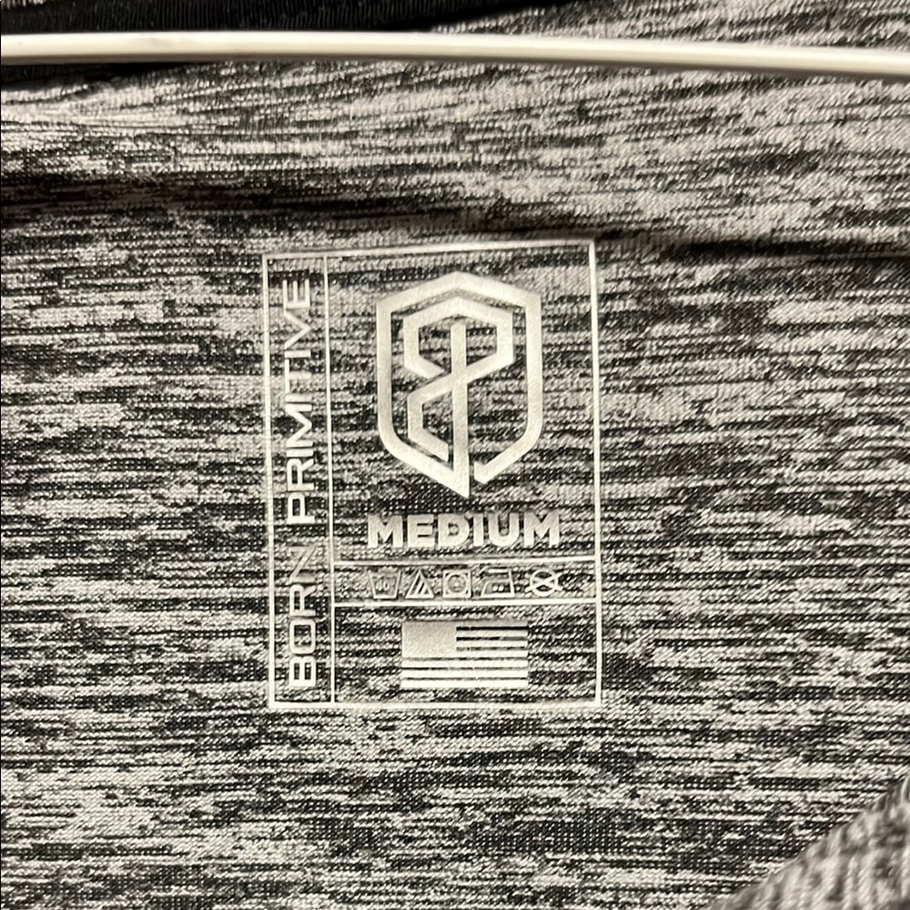 Born Primitive Gray Heathered Polo Shirt - Picture 2 of 4